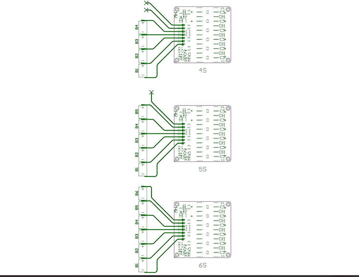 TECNOIOT 6S 5A Li-Ion Lifepo4 LTO Lithium Active Equalizer Balancer Kondensator 4S 5S 6S