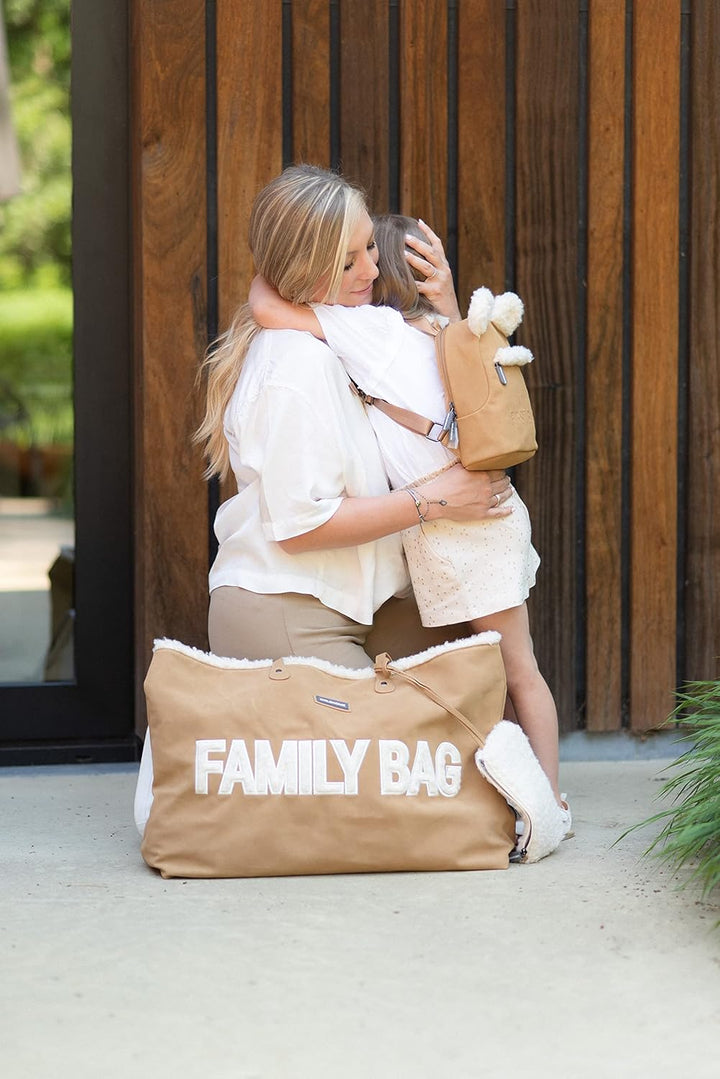 Childhome, Family Bag, Wickeltasche, Reise-/Wochenendtasche, grosses Fassungsvermögen, abnehmbare Ta