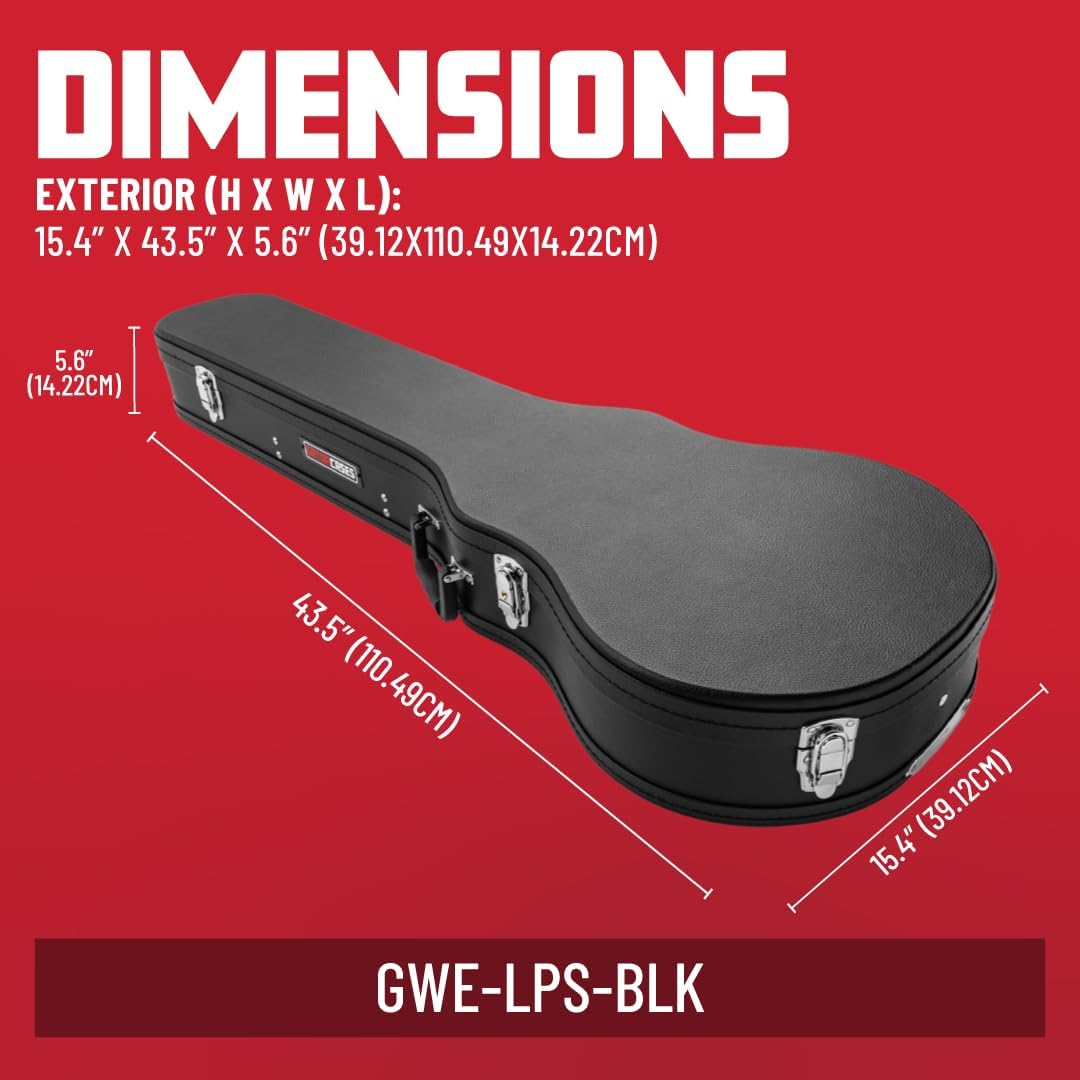 GATOR-Fälle GWE-LPS-BLK-Fall für Gibson Les Paul Geben Sie Gibson Les Paul ein, Geben Sie Gibson Les