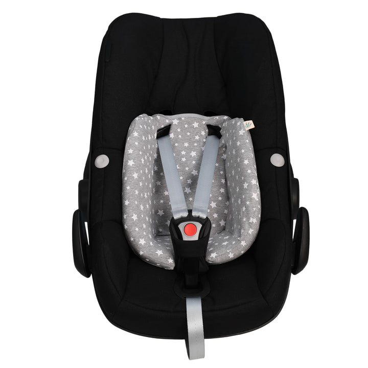 JYOKO Kids Bezug für Sitzverkleinerer kompatibel mit Maxi Cosi Pebble (White Star, Maxi Cosi Pebble
