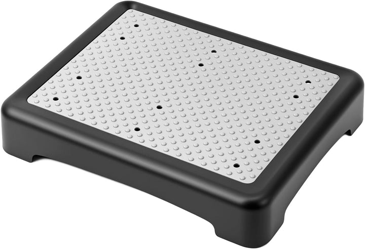 QWORK® Trittstufe 50 x 40 x 9,5 cm – rutschfeste Steighilfe für Bad, Haustür &amp; Auto – Mobile Einstie
