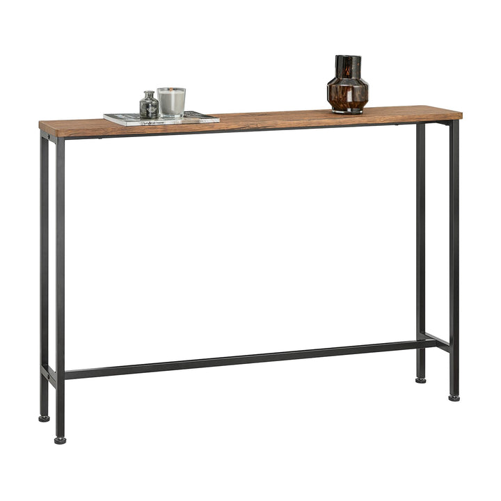 SoBuy Konsolentisch Schmal Flurtisch – Konsolentische Fürs Wohnzimmer, Vintage Metall Sideboard, Rob