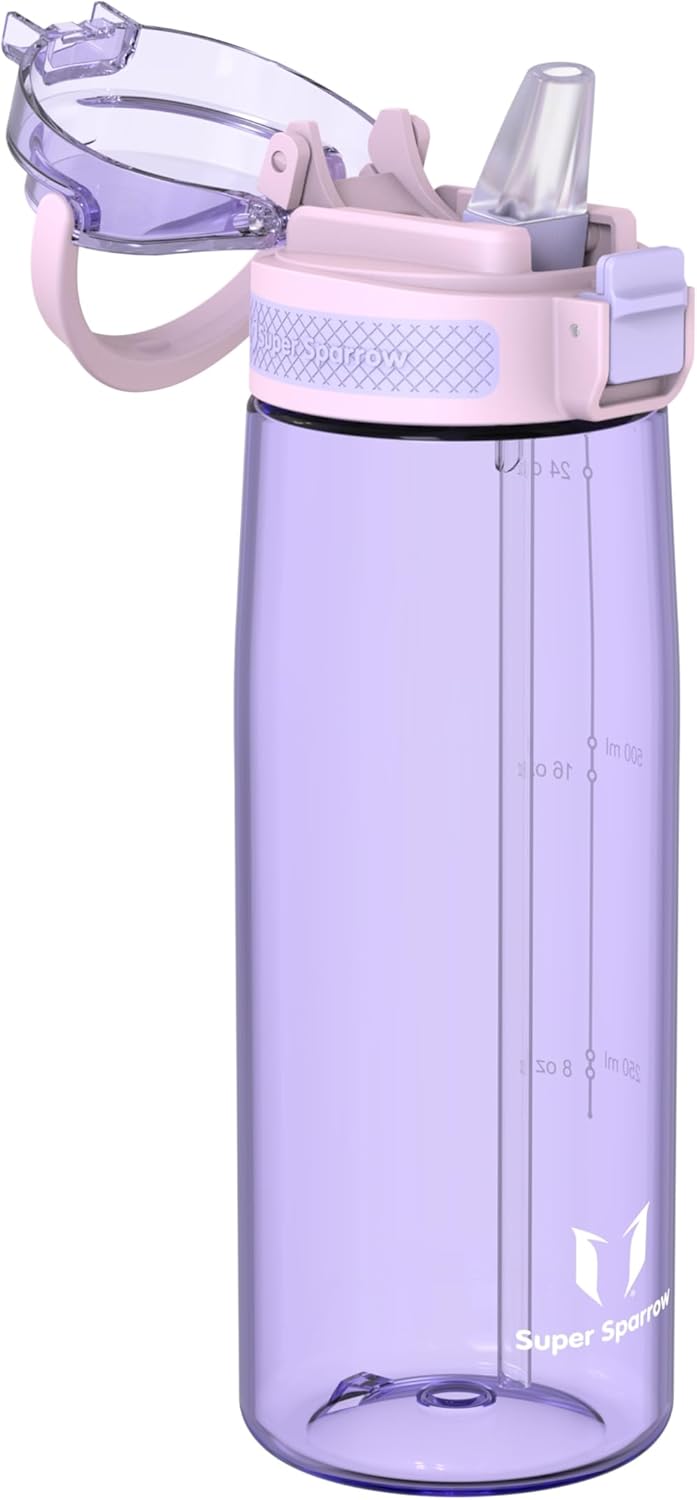 Super Sparrow Trinkflasche - TouchSip Wasserflasche - 500ml, 750ml, 1000ml - BPA-frei - Ideale Sport