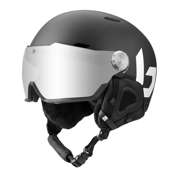 Bollé - MIGHT VISOR, Snow helmet, Ski helmet, Visor helmet Schwarz 59-62cm, Schwarz 59-62cm
