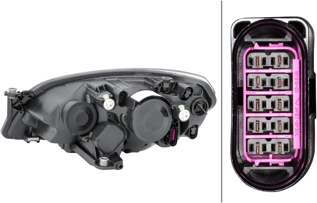 HELLA 1LL 012 643-041 Halogen-Hauptscheinwerfer - rechts - für u.a. Skoda Citigo Rechts (Beifahrerse