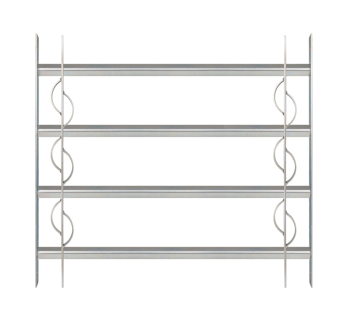 Alberts 563653 Fenstergitter Secorino Style | Ausziehbar für Fenster aussen | Einbruchschutz Gitter