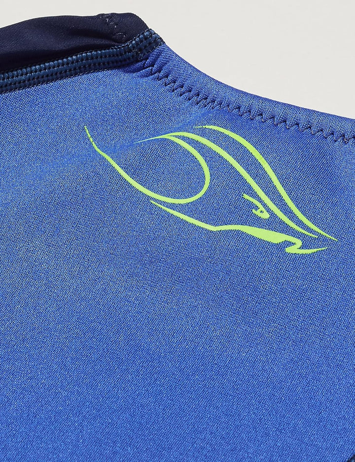 Aqua Sphere Unisex Jugend Stingray Hp Short Sleeve Wetsuit, Blau/Navy, 116 (Herstellergrösse: 6 Jahr
