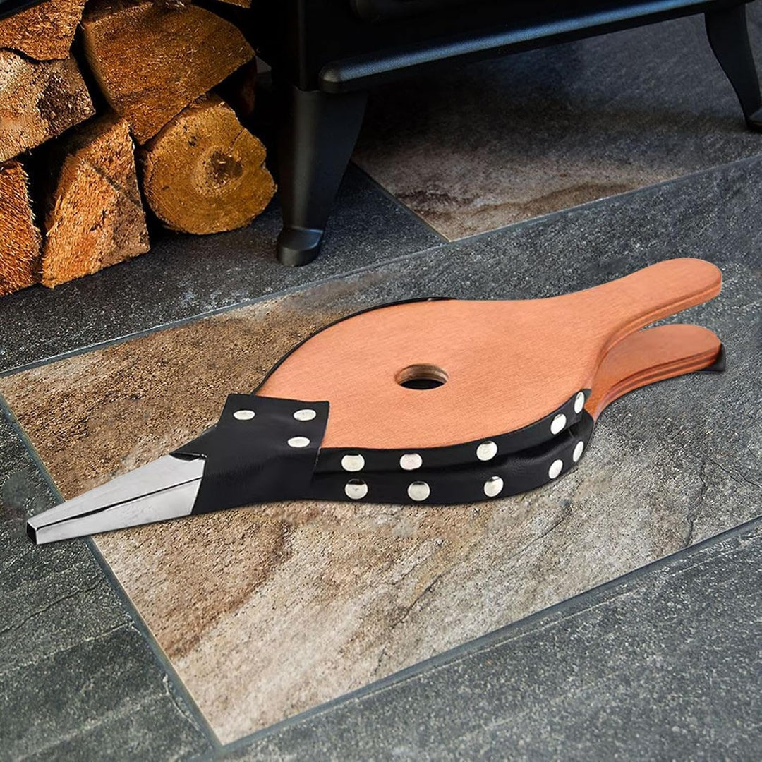 Blasebalg für BBQ für Holz, tragbares Zubehör für Küche im Freien, Camping, Abenteuer, Picknick, Gri