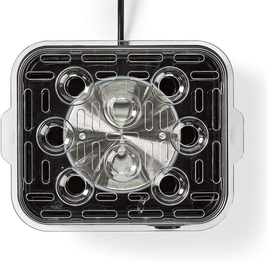 Nedis - Eierkocher - 500 W - Kapazität für 8 Eier - Perfekt hart, Mittel oder weich gekocht - Eierko