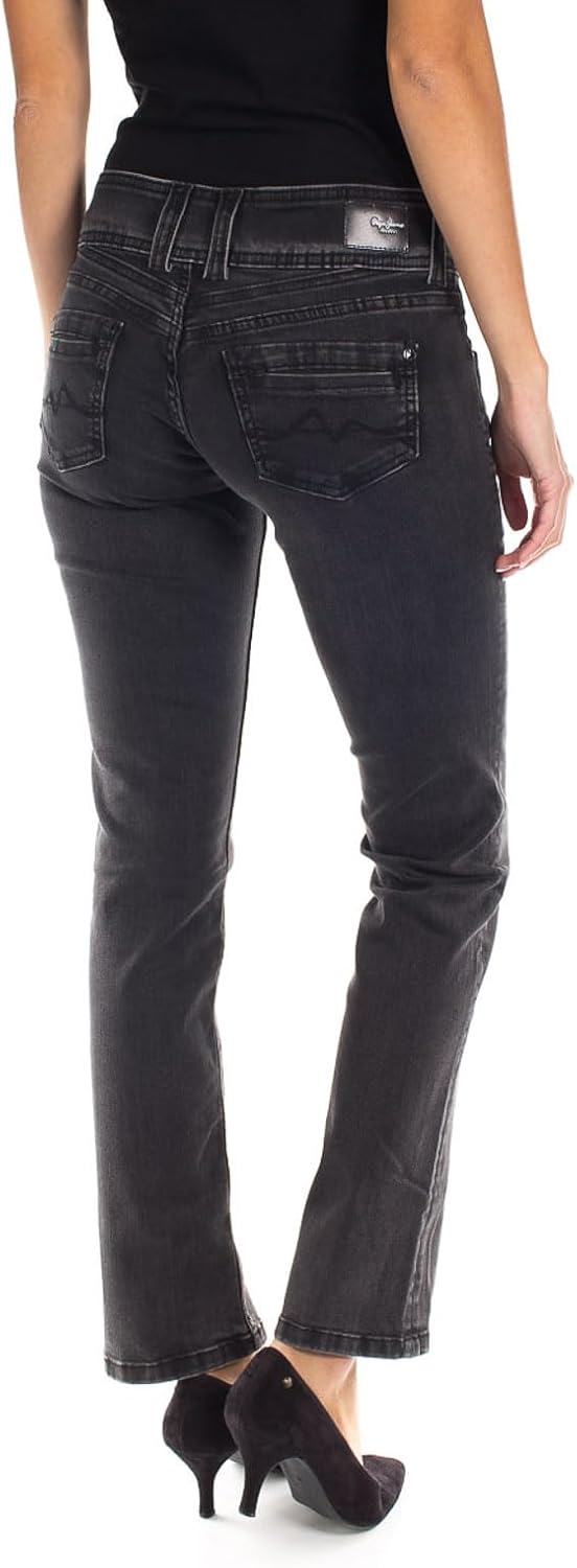 Pepe Jeans Damen Gen Hose 26W / 32L Black (Denim-vs1), 26W / 32L Black (Denim-vs1)