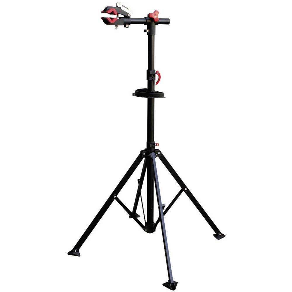 EUFAB 16414 Fahrradständer Profi, mit Stativ, 1,56 Zoll, 151-190 cm, Schwarz Fahrrad-Montageständer