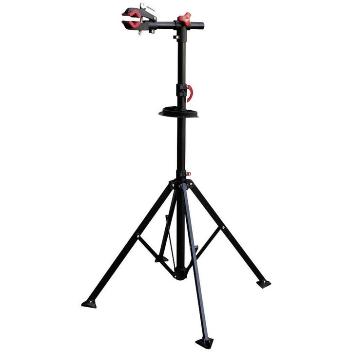 EUFAB 16414 Fahrradständer Profi, mit Stativ, 1,56 Zoll, 151-190 cm, Schwarz Fahrrad-Montageständer
