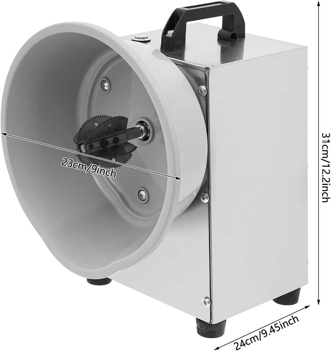 Elektrische Kokosnuss-Reibemaschine, 150W Kokosnussreibe mit einstellbaren Geschwindigkeiten und rut