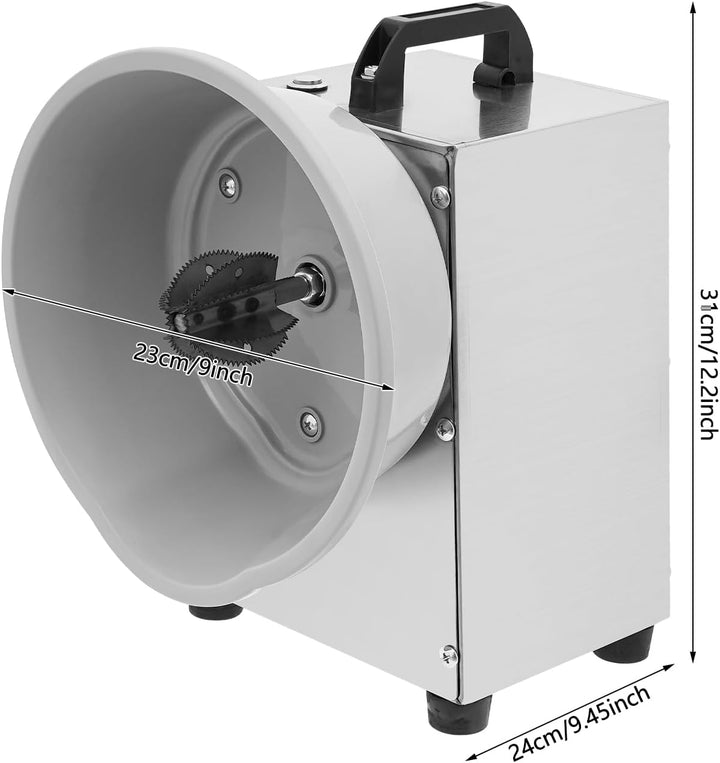 Elektrische Kokosnuss-Reibemaschine, 150W Kokosnussreibe mit einstellbaren Geschwindigkeiten und rut