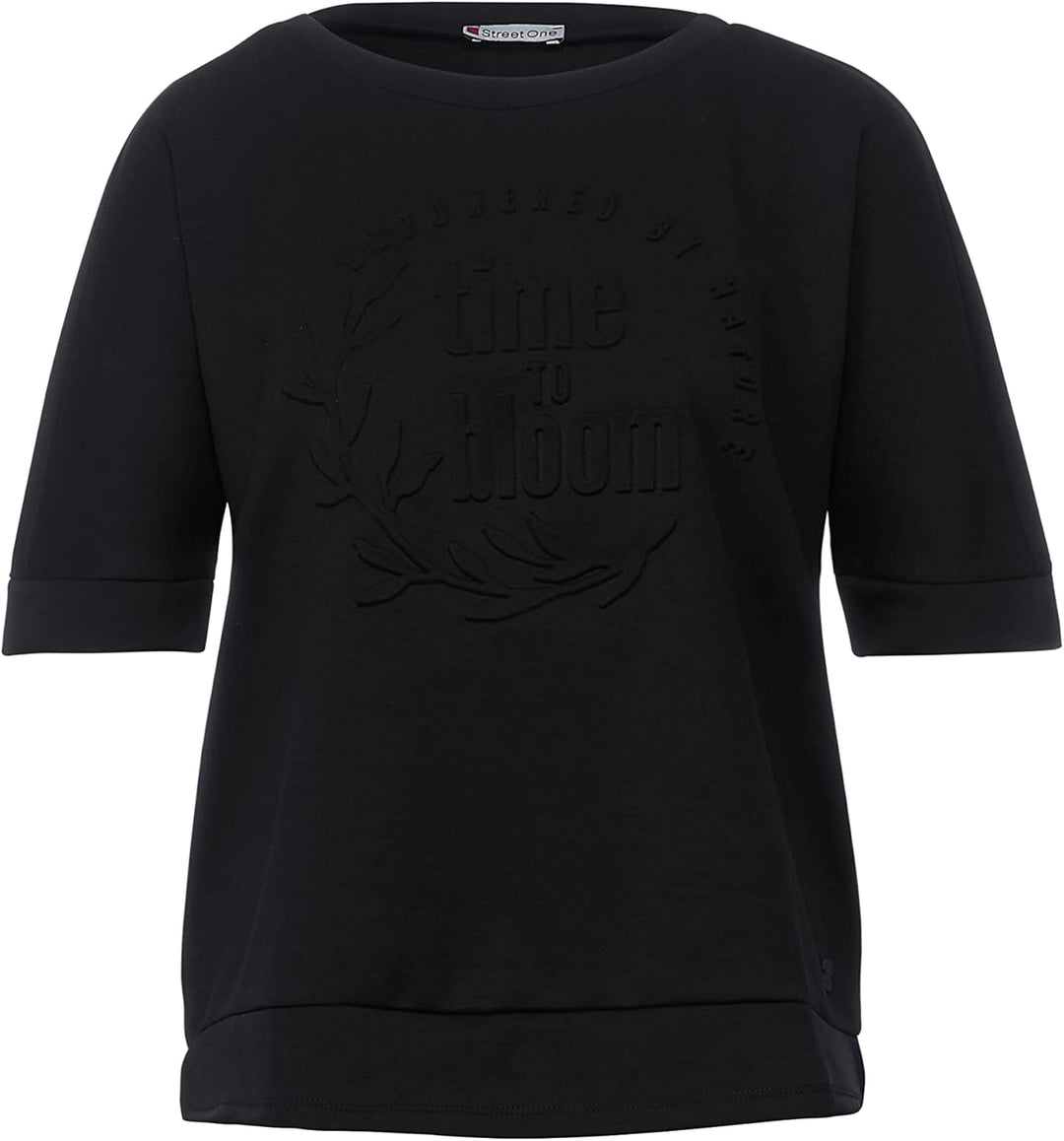 Street One Damen Damenshirt A318519 36 Schwarz, 36 Schwarz