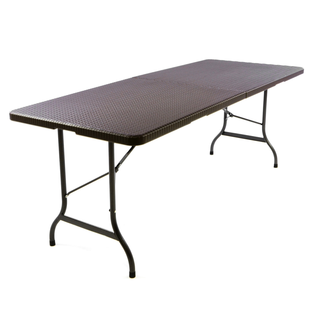 Nexos Klapptisch 183 x 76 x 74 cm Partytisch Catering Gartentisch klappbar Campingtisch bis 170 kg s
