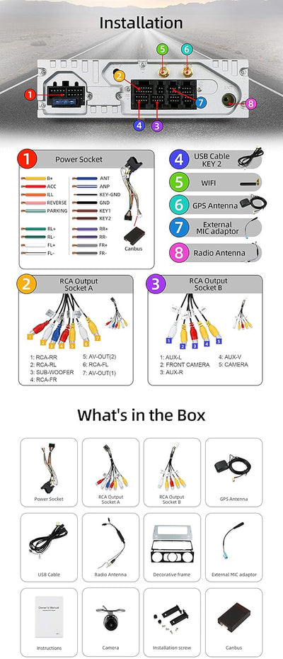 JOYX Android 12 Doppel DIN Autoradio für E90/E91/E92/E93 (2005–2012) GPS Navigation | Gratis Rückkam