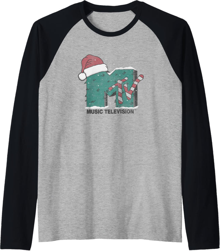MTV Holiday Logo V2 Raglan