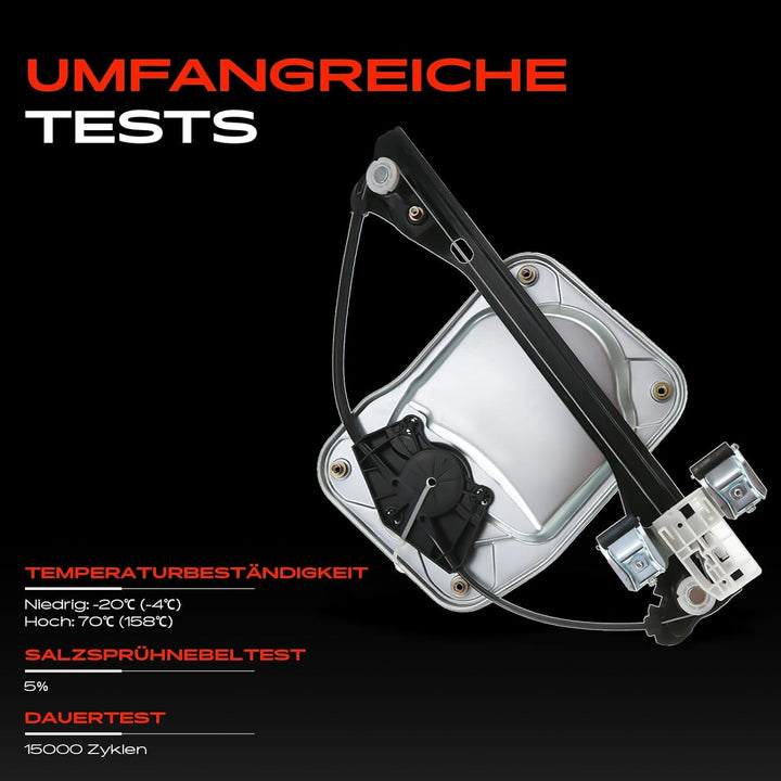Frankberg Fensterheber Ohne Motor 4/5 Türen Vorne Links Kompatibel mit Fabia II 542 Fabia II Combi 5