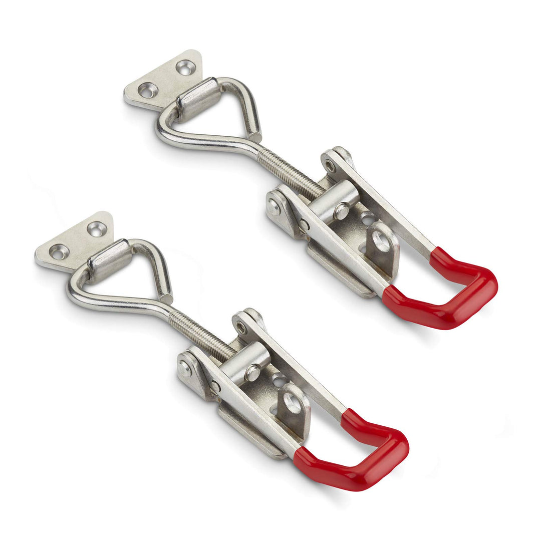 2er Set JUNKER Spannverschluss M8 (Haltekraft 600 Kg, abschliessbar) Edelstahl SS304 verstellbarer K