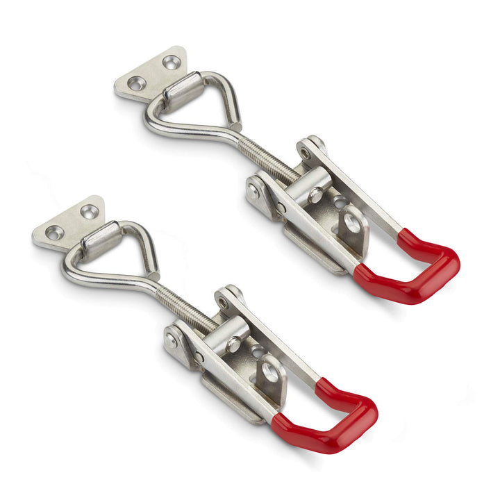 2er Set JUNKER Spannverschluss M8 (Haltekraft 600 Kg, abschliessbar) Edelstahl SS304 verstellbarer K