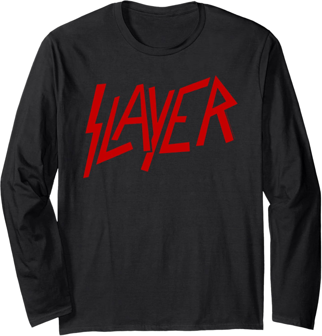 Slayer - Classic Logo Langarmshirt