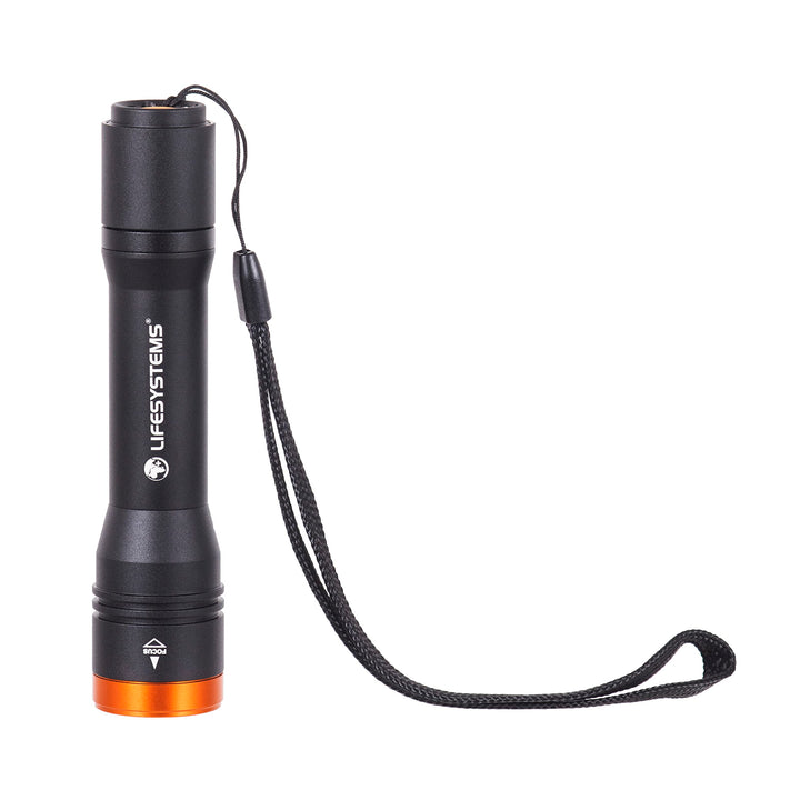 Lifesystems Intensity wiederaufladbare Hand-Taschenlampe, 545 Lumen, wasserfest, verstellbare Linse,
