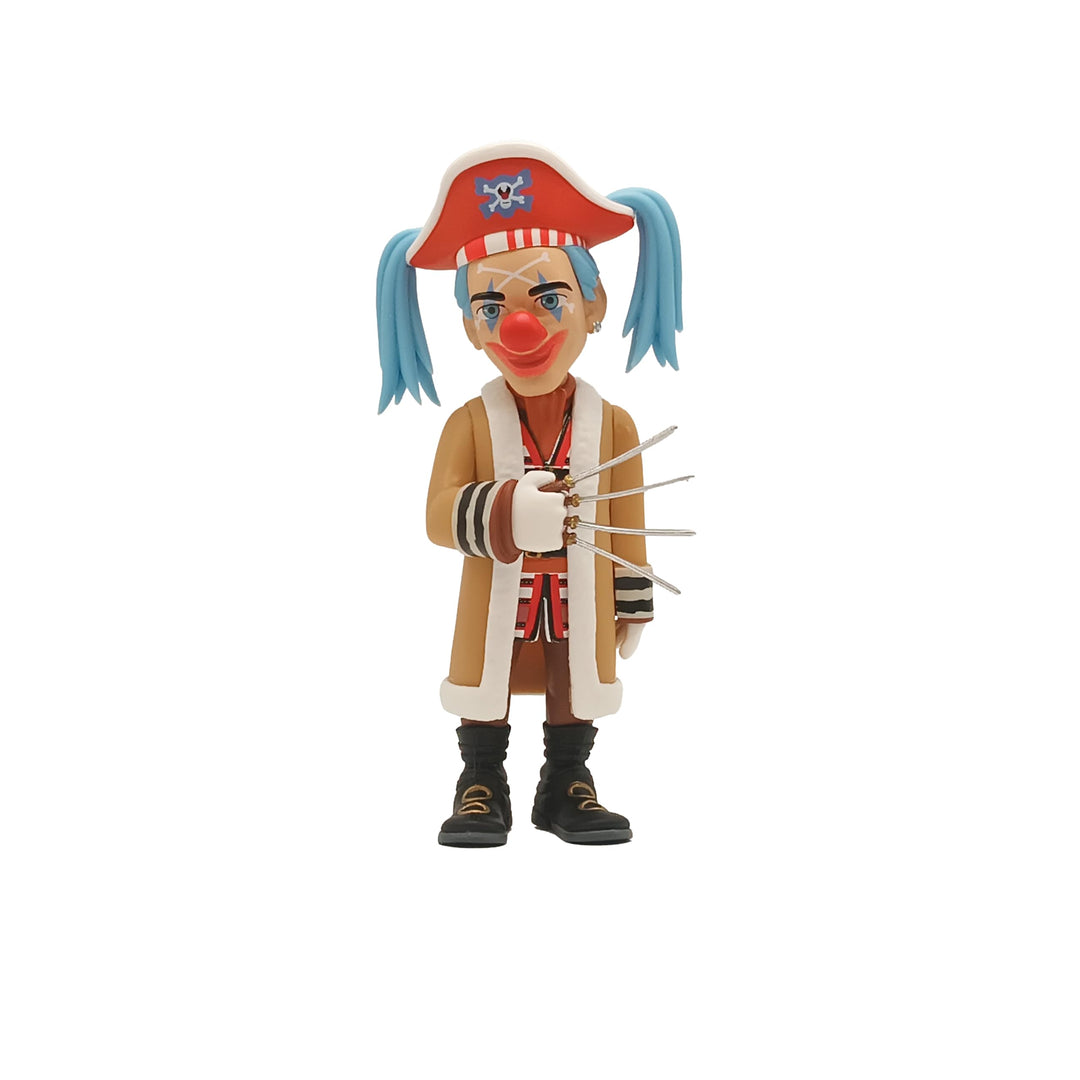 MINIX Bandai Sammelfigur, 12 cm, One Piece, Buggy, Sammlerstücke für Ausstellung, Geschenkidee, Spie