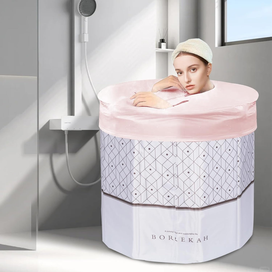 Sinbide Badewanne Faltbare Badewanne für Erwachsene Tragbare faltbare Kinderbadewanne Geeignet für S