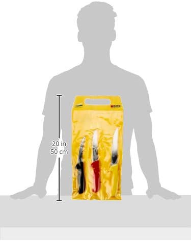 F. DICK Messer Set ErgoGrip 3-teilig (Ausbeinmesser 13 cm „flexibel“, A. Messer 15 cm „breit“, Stech