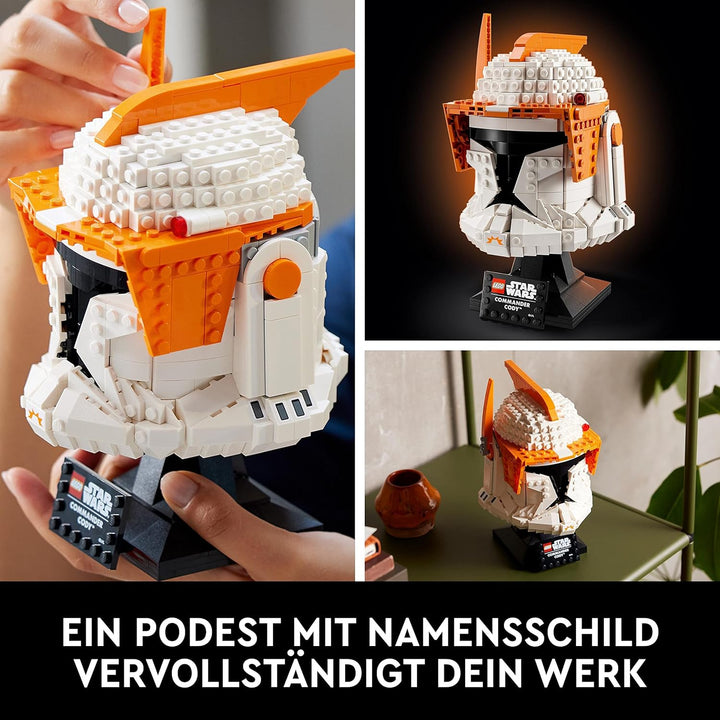 LEGO 75350 Star Wars Clone Commander Cody Helm Set für Erwachsene, The Clone Wars Erinnerungsstück d