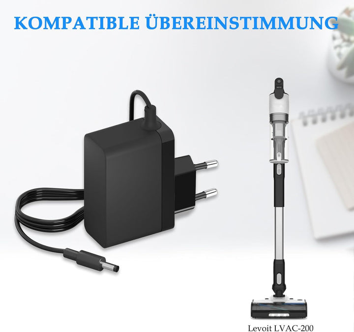26V Ladekable Netzteil für Levoit Akkustaubsauger - Kompatibel mit LVAC-200, SAW15A-260-0500GD Ladeg