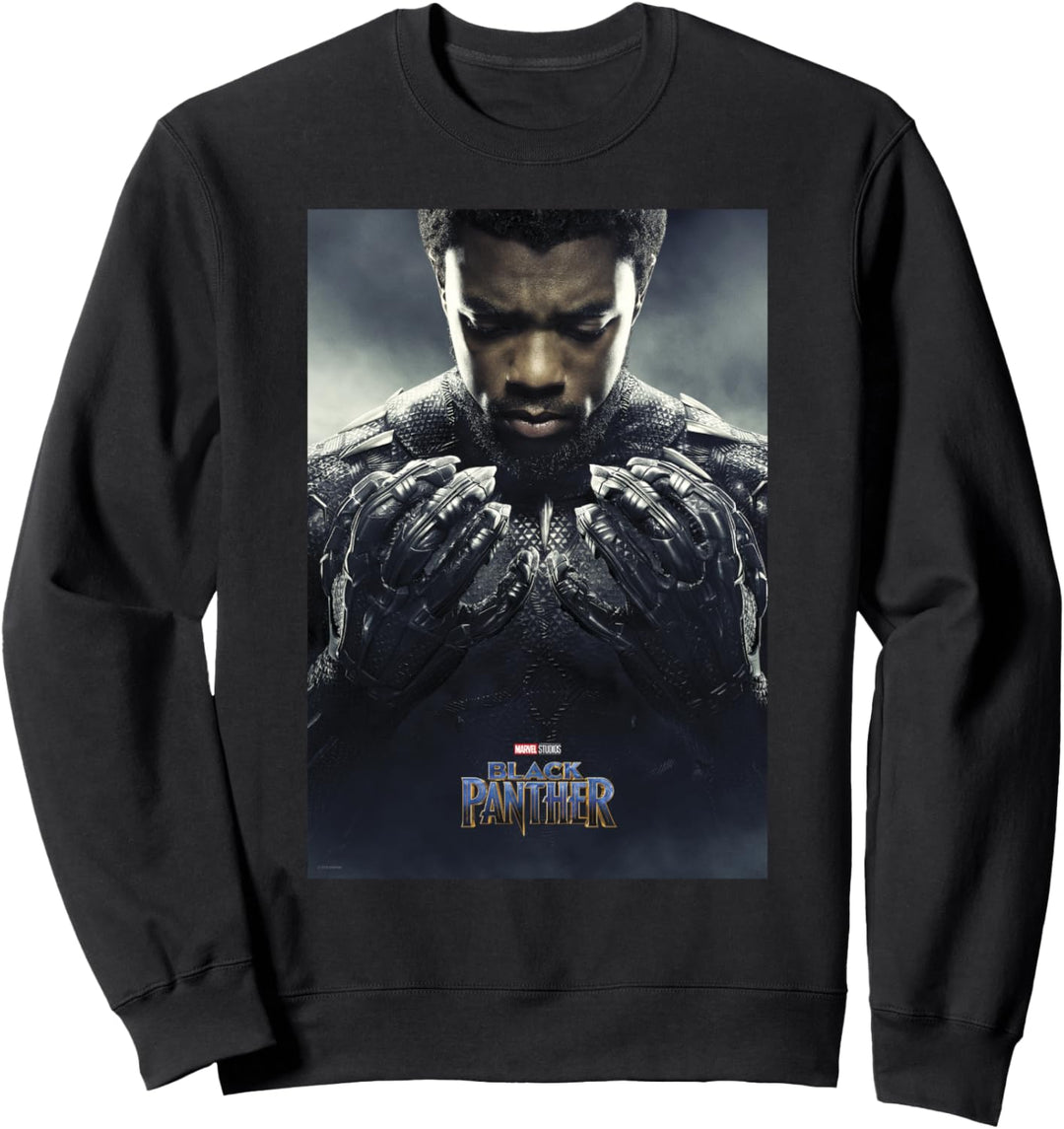 Marvel Black Panther Avengers T'Challa Poster Sweatshirt