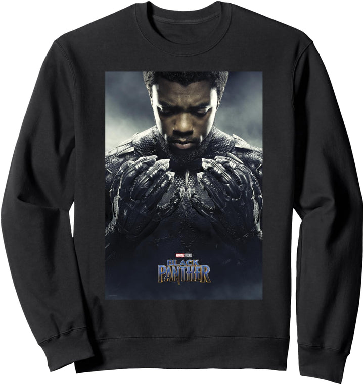 Marvel Black Panther Avengers T'Challa Poster Sweatshirt