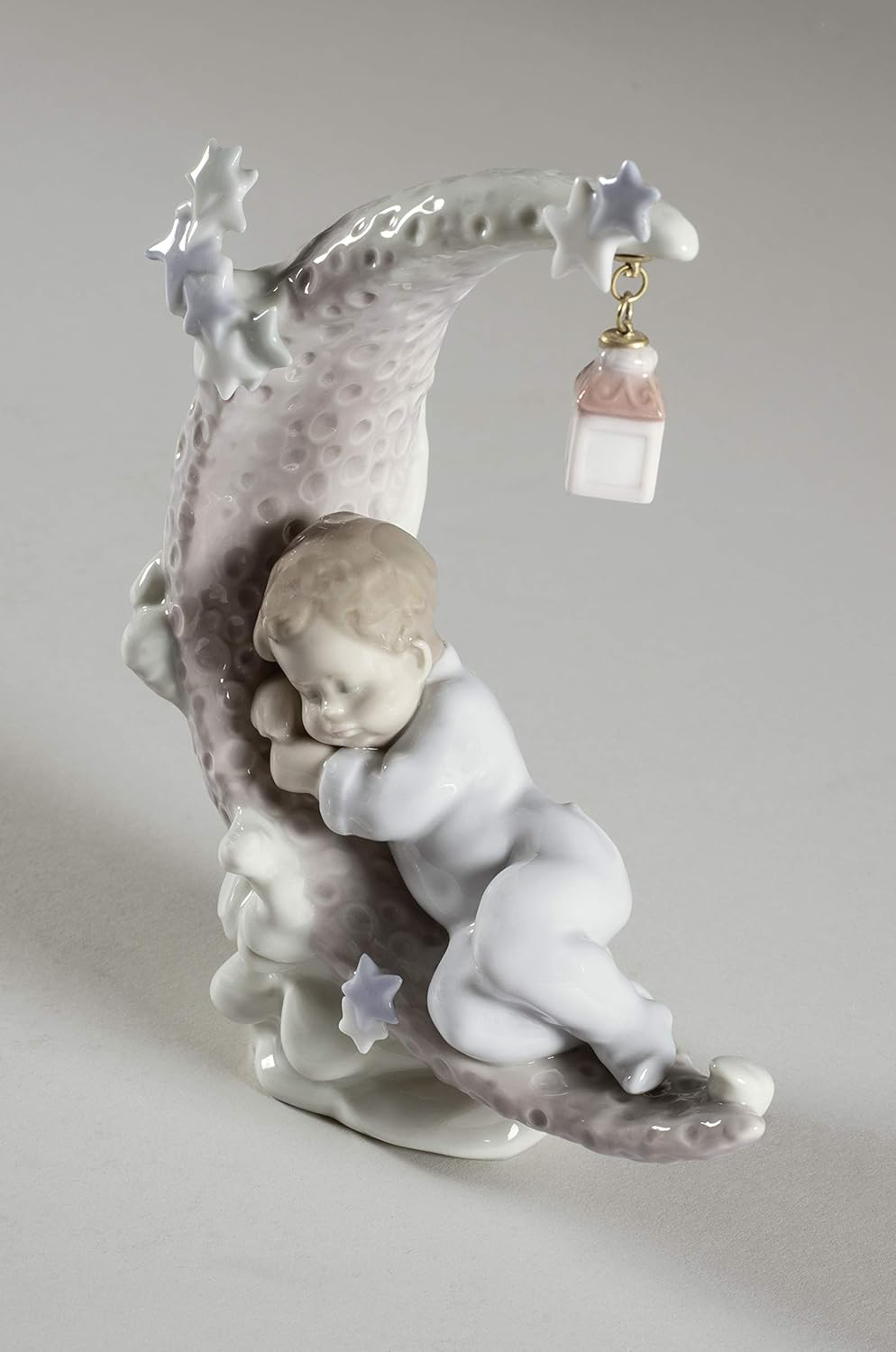 LLADRÓ Jungen-Figur Himmlische Träume. Baby. Porzellan.