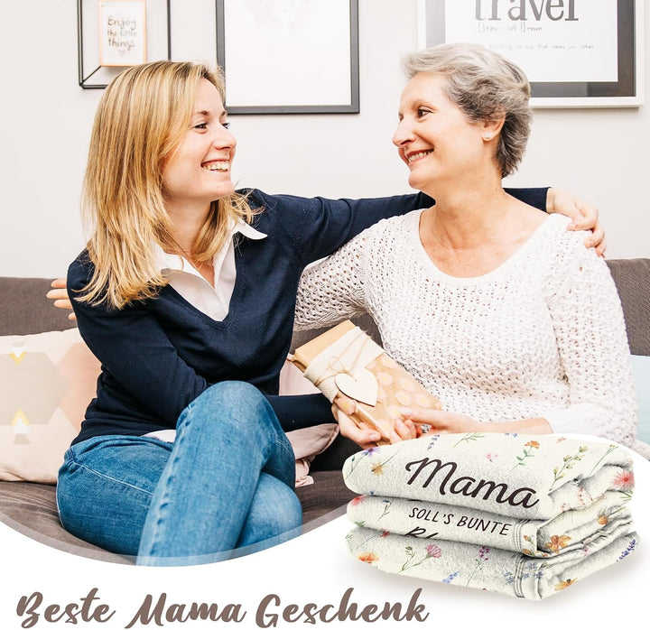 Geburtstagsgeschenk für Mama, Mama Geschenke | Decken für Mama, Geschenk für Mutter von Tochter Sohn
