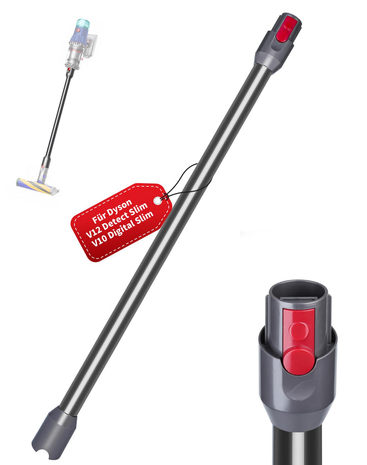 Verlängerungsrohr für Dyson V12 Detect Slim / V10 Digital Slim Stabstaubsauger, 74 cm Aluminium mit