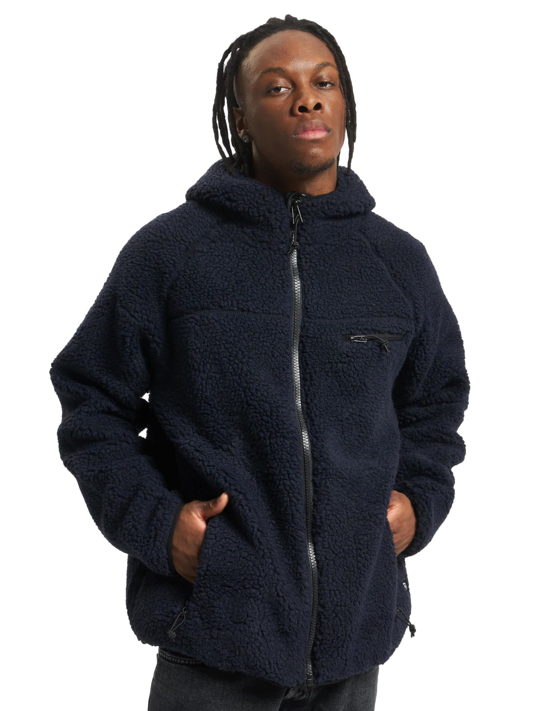 Brandit Teddyfleece Worker Jacket L Navy, L Navy