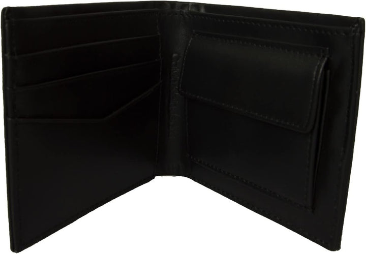 Calvin Klein CKJ Monogram Soft RFID Bifold W/Coin AOP Black