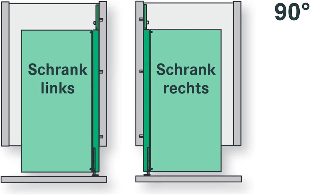 SO-TECH® Comfort Einhängekorb 90° 160 x 470 x 75 mm