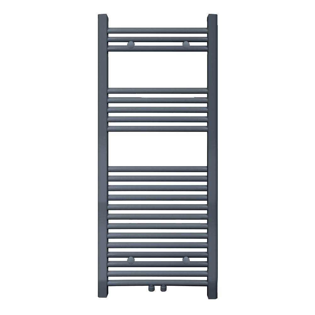 S SIENOC 500 x 1150 mm Anthrazit mittelanschluss Badheizkörper handtuchhalter Heizkörper Handtuchwär