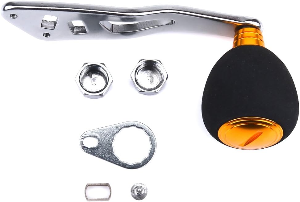 Power Handle for Calcutta Fishing Reel,Angelrolle Griff Ersatz Power Knob Vollmetall Baitcasting Ang