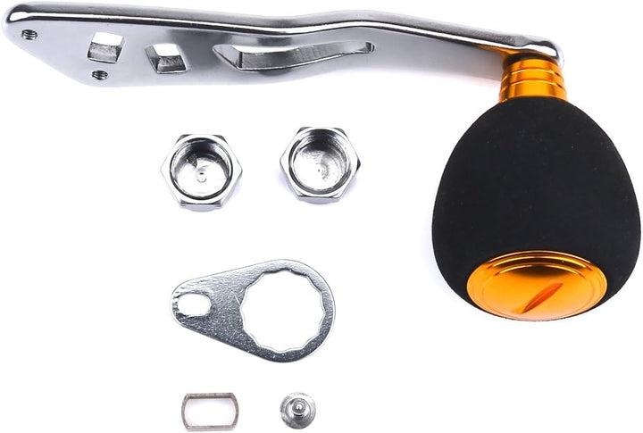 Power Handle for Calcutta Fishing Reel,Angelrolle Griff Ersatz Power Knob Vollmetall Baitcasting Ang