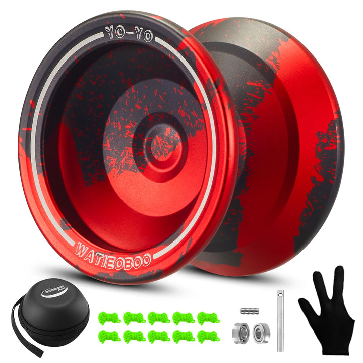 WATIEOBOO Yoyo Professionelles Nicht reagierendes Yo-yo für Erwachsene, Metall, reaktionsschnelles Y