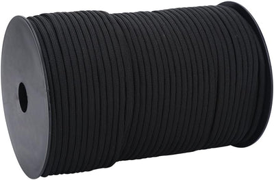 Fallschirmschnur 550 Paracord 9-Strang Überlebensseil im Freien, 100m Standard, Reflektierend, Schwa