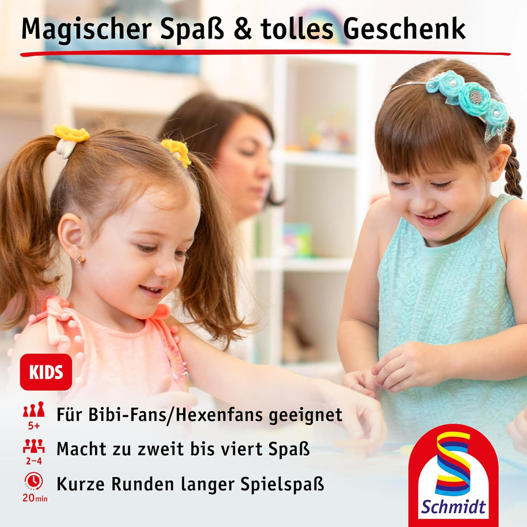 Schmidt Spiele 40658 Bibi Blocksberg, Der verhexte Hexenhut, Memo und Aktionsspiel, Kinderspiel