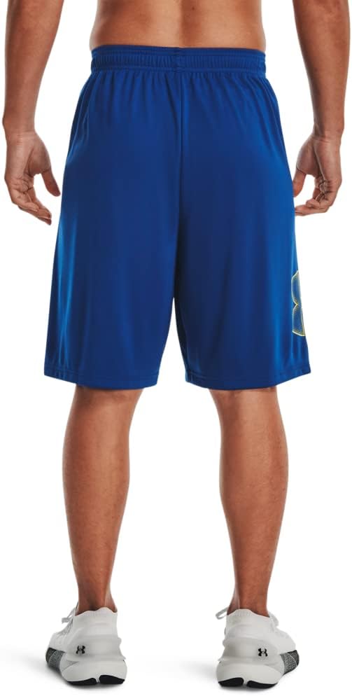 Under Armour Herren Tech Graphic Shorts Blue Mirage XS, Blue Mirage XS