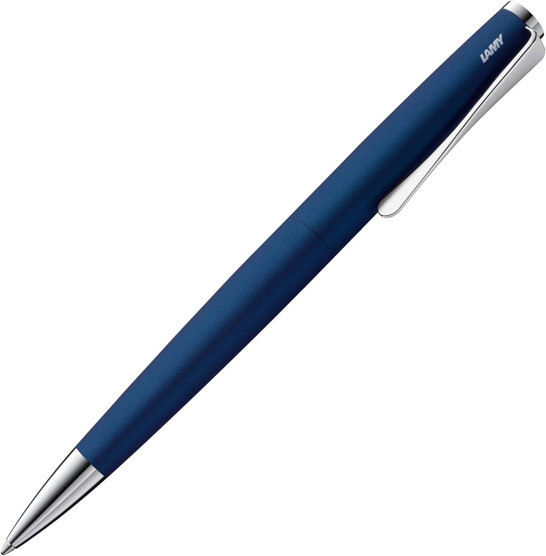 LAMY studio Premium Kugelschreiber 267 aus Edelstahl in mattem Lack-Finish, propellerförmige Clip-Dr