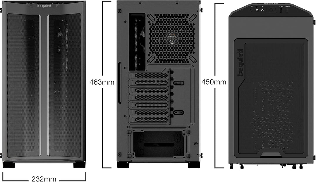 be Quiet! Pure Base 500 FX Black Midi Tower PC-Gehäuse BGW43 schwarz