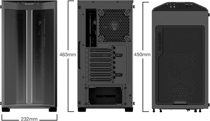 be Quiet! Pure Base 500 FX Black Midi Tower PC-Gehäuse BGW43 schwarz